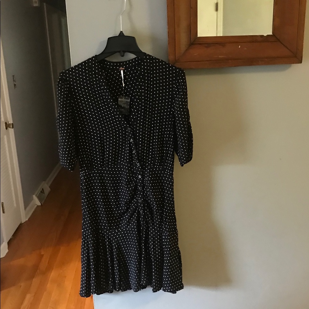 Free People Pippa Polka Dot Mini Dress